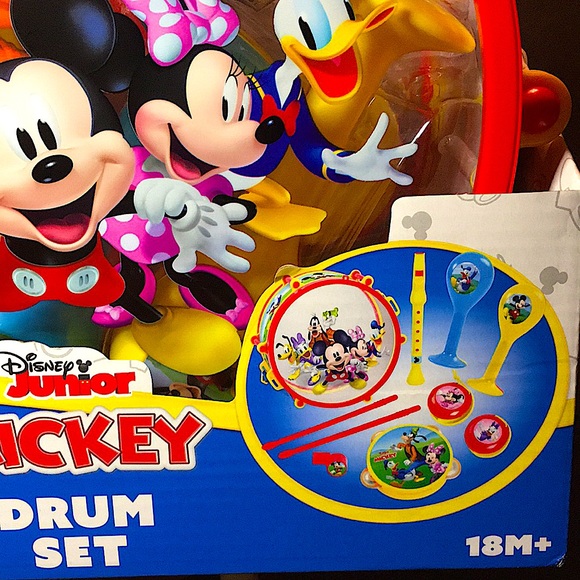 NEW MICKEY MOUSE FUNHOUSE DRUM SET - Picture 2 of 12